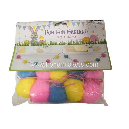 Easter POM POM Garland
